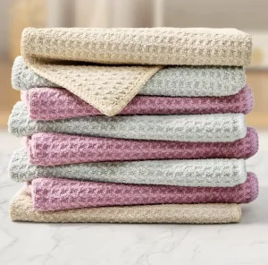 High Quality Kitchen Towel Set Ultra Soft Absorbent Quick Drying Clean Towel Kitchen Dish Towels
