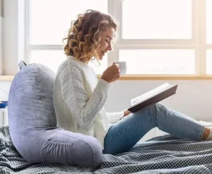 High Quality Large Backrest Reading Pillow with Arms