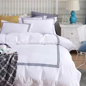 High Quality Lightweight Polycotton Duvet Cover Queen Size Luxury Cotton Duvet Cover Set