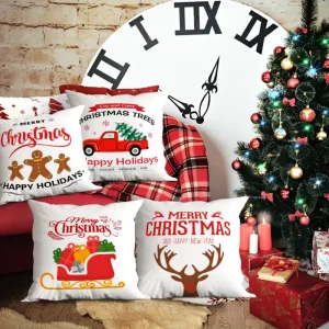 High Quality Low MOQ Custom Design Home Bed Sofa Seat Decorative Throw Pillow Cushion Cover 100% Cotton Filling Removable