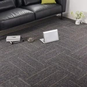 High Quality Luxury 100% Polypropylene Anti Slip Washable Stain Resistant Eco Friendly Office Commercial Carpet Tiles 50x50cm