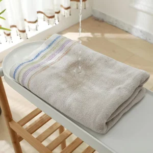 High Quality Luxury Bath Towel Sets Soft Cotton Water Absorbing Solid Jacquard Technique Custom Logo
