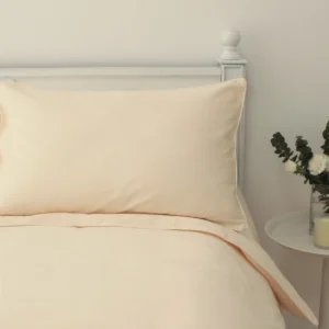 High Quality Modern 100% Cotton 300T All Season Ivory Bedding Set for Home & Hotel Use