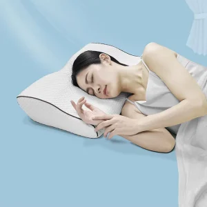 High Quality Modern Ergonomic Memory Foam Cervical Neck Pillow Washable Polyester Cotton Cover Customizable Color Rectangle Deep