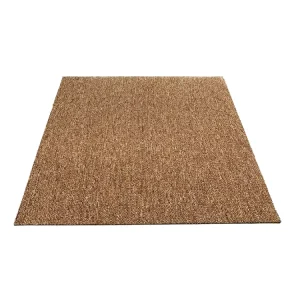 High Quality Modern Interlocking Nylon Carpet Tiles 50*50cm PVC Backing Peel Stick Gray Office & Home Use Machine Made Thick