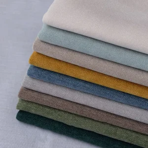 High Quality Modern Luxury Plain Warp Chenille Fabric Upholstery Yarn Dyed Very Heavyweight Sofa Fabric OEKO TEX Certified