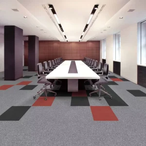 High Quality Modular Square Carpet Tiles Commercial Hotel Home Bedroom Carpet Tiles 50*50 Office Gray Carpet Tiles