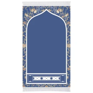 High Quality Muslim Prayer Rug Islamic Turkey Tassel Style Sajadah for Eid Kids Soft Prayer Mats