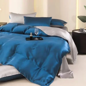 High Quality Natural Mulberry Silk Bedding Set Hypoallergenic Breathable Bed Linen Set