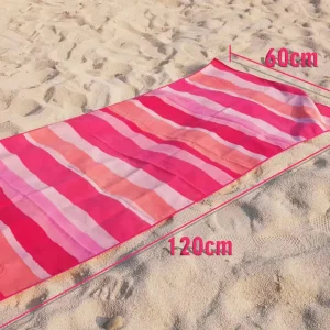 High Quality No Sand Personalized Stripes Beach Towels With logo Custom Print Microfiber Beach Towel