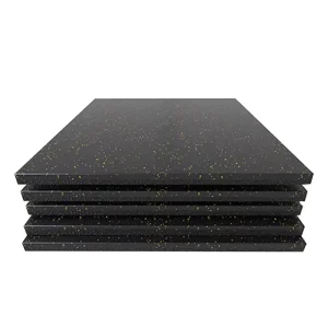 High Quality Noise Reduction Shock Absorption Fitness Gym Rubber Floor Tile Mats