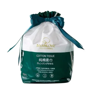 High Quality Non Woven Fabric Disposable Cotton Tissue 100% Viscose 80pcs Per Bag