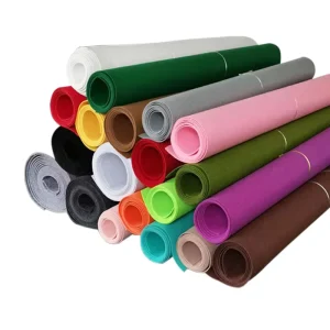 High Quality Nonwoven Fabric Needle Punched Non Woven Fabric Thin Felt Roll 100 Meters
