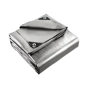 High Quality PE Tarpaulin Waterproof Rainproof Fabric Yarn Dyed Outdoor Cover For Bags Outdoor Truck Cover