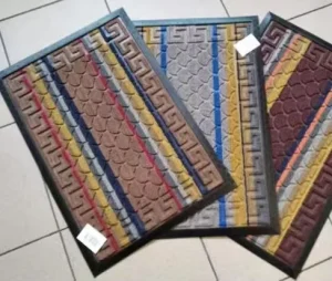 High Quality PP Carpet Door Rectangle Rug and Logo Carpet Entrance Mats with Rubber Backing Non Slip for Home & Hotel Use