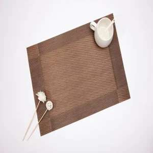 High Quality PVC Table Mats for Restaurant Plastic Woven Placemat Dining Plate Dish Mat