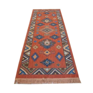 High Quality Persian Style Wool Alfombras Hand Made Persian Runner Rug for Hotel
