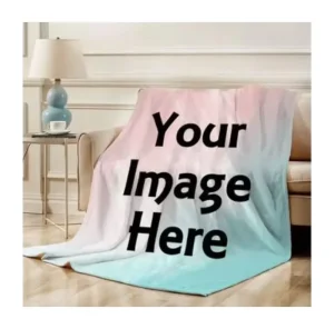 High Quality Personalized Polyester Blankets Super Soft Custom Photo Logo Printed Sherpa Throw Fleece Blanket