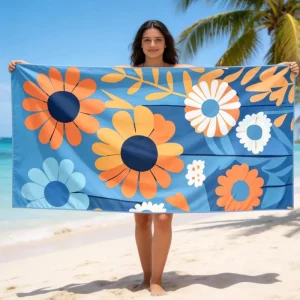High Quality Personalized Printing Beach Towel Professional Supply Breathable Water Absorption Soft Hand