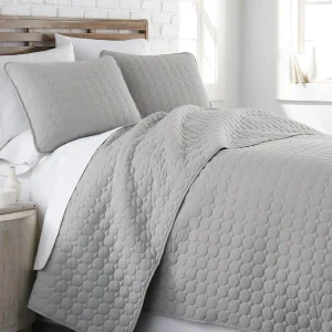 High Quality Plain Ultra Soft Microfiber Polyester Quilted 3 Piece Lightweight Summer Bedspread Bedding Set
