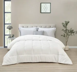 High Quality Polyester Alternative Comforter for Hotels Queen King Size All Season Soft Customizable Duvet