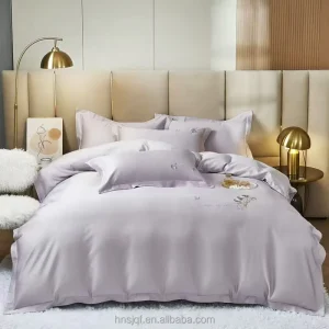 High Quality Polyester Material Flower Pattern Bedding Set
