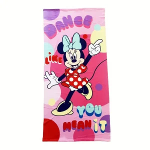 High Quality Polyester Mickey Mouse Cartoon Printed Quick Dry Anti Sand Beach Towel for Summer Home Use Adult