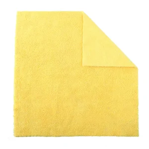 High Quality Polyester Microfiber Car Wash Towel Long Short Terry Cleaning Cloth Soft Fiber Custom Logo Printing 400 GSM 40x40cm