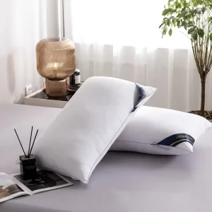 High Quality Polyester Microfiber Fabric Ultra Soft Bed Sleeping Pillow Bed Pillow for Home Hotel Use