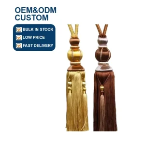 High Quality Rayon Polyester Tassel Fringe Rope for Home Textile and Garments Decor for Curtain and Clothing Accessories