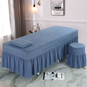 High Quality SPA Beauty Salon Bed Sheet Bedspread Massage Sheet Bed Cover With Skirt