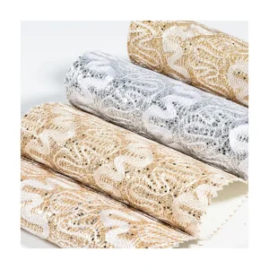 High Quality Shiny Quilted PU Synthetic Leather Rolls for Bags shoes Custom Shimmer Polyurethane Leather Fabrics for Decoration