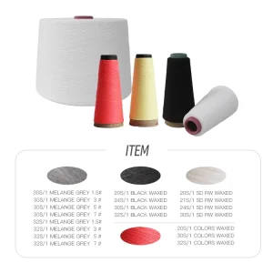 High Quality Shuyuan 100% Spun Polyester Knitting Yarn 24S 1 Custom Colors Supplier