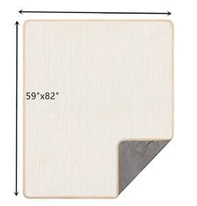 High Quality Silver Fiber Printed Plain EMF Protection Blanket Lightweight Electromagnetic Shielding Mat Bed Baby Pregnancy OEM