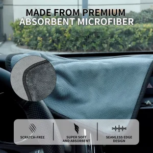 High Quality Single Side Fast Drying Coral Velvet Soft Details Microfiber Cleaning Cloths Car Care Towel