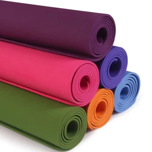 High Quality Soft Feel Thick Workout Yoga Mats Pilates Non Slip TPE Fitness Mat for Home Yoga Floor Gym Workouts Nap