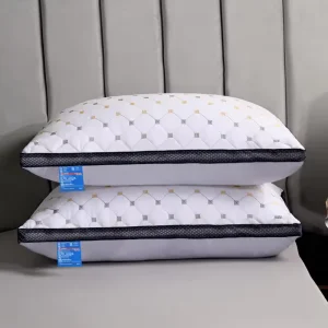 High Quality Soft Pillow 1000g 48*74 Double Line Hotel Bed Pillow