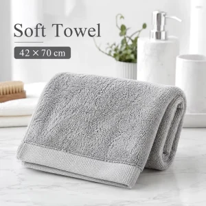 High Quality Soft Quick Dry Water Absorbent Custom Logo Home Hotel Microfiber Towel