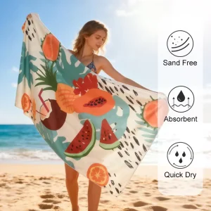 High Quality Soft Sport Towel Quick Dry Travel Bath Towel 80*160cm Recycled Microfiber Sand Free Beach Towel