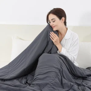 High Quality Solid Color Cooling Comforter Bedroom Throw Blanket for Summer Breathable Hot Sleepers Cooling Blanket