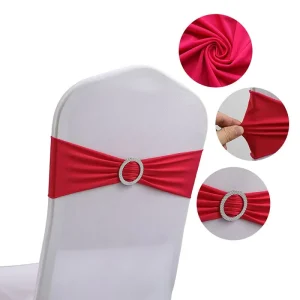 High Quality Spandex Chair Sashes for Party Wedding Decorative