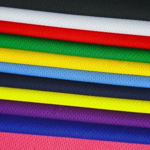 High Quality Sports T shirt Jersey Dry Fit Wicking 100% Polyester Third Grades Bird Eye Mesh Fabric for Sublimation