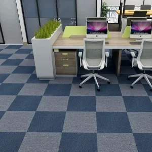 High Quality Square PP Carpet Tiles Commercial Hotel Use Bitumen Home Bedrooms Carpet Modern Design Office Carpet Tiles