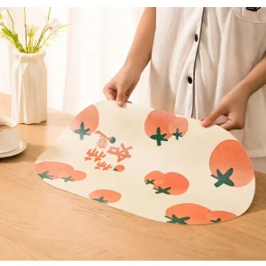 High Quality Square Table Mat Non Slip PVC Western Restaurant Placemat Dining Table Mat