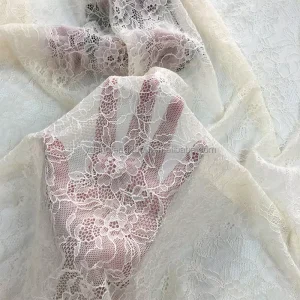 High Quality Stretch Lace Fabric for Lingerie Dresses Headscarves and Children’s Clothing