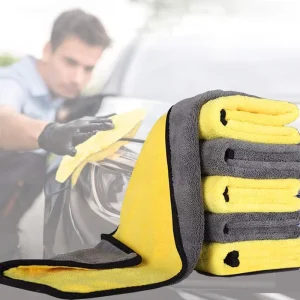 High Quality Thicken Microfiber Car Detailing Polishing Water Absorbent Coral Fleece Cleaning Cloth Microfiber Car Wash Towel