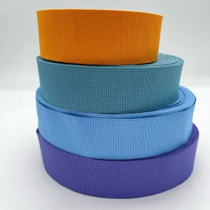 High Quality Trendy Multi Color Customizable Polyester Webbing for Backpack or Clothes