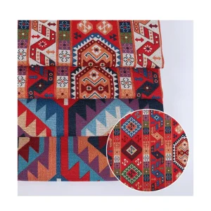 High Quality Turkish Geometric Jacquard Yarn Dyed Heavy Duty Home Textile Fabric
