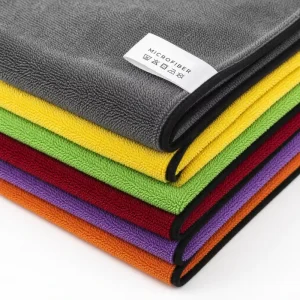 High Quality Twisted Towels 400 900GSM Super Absorbent Quick Dry Auto Detailing Microfiber Cleaning Cloths Car Wash Drying Towel