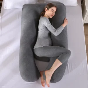 High Quality U Shaped Maternity Pillow for Pregnant Women Healthy with Massage Cooling Features Memory for Neck Body for Nursing